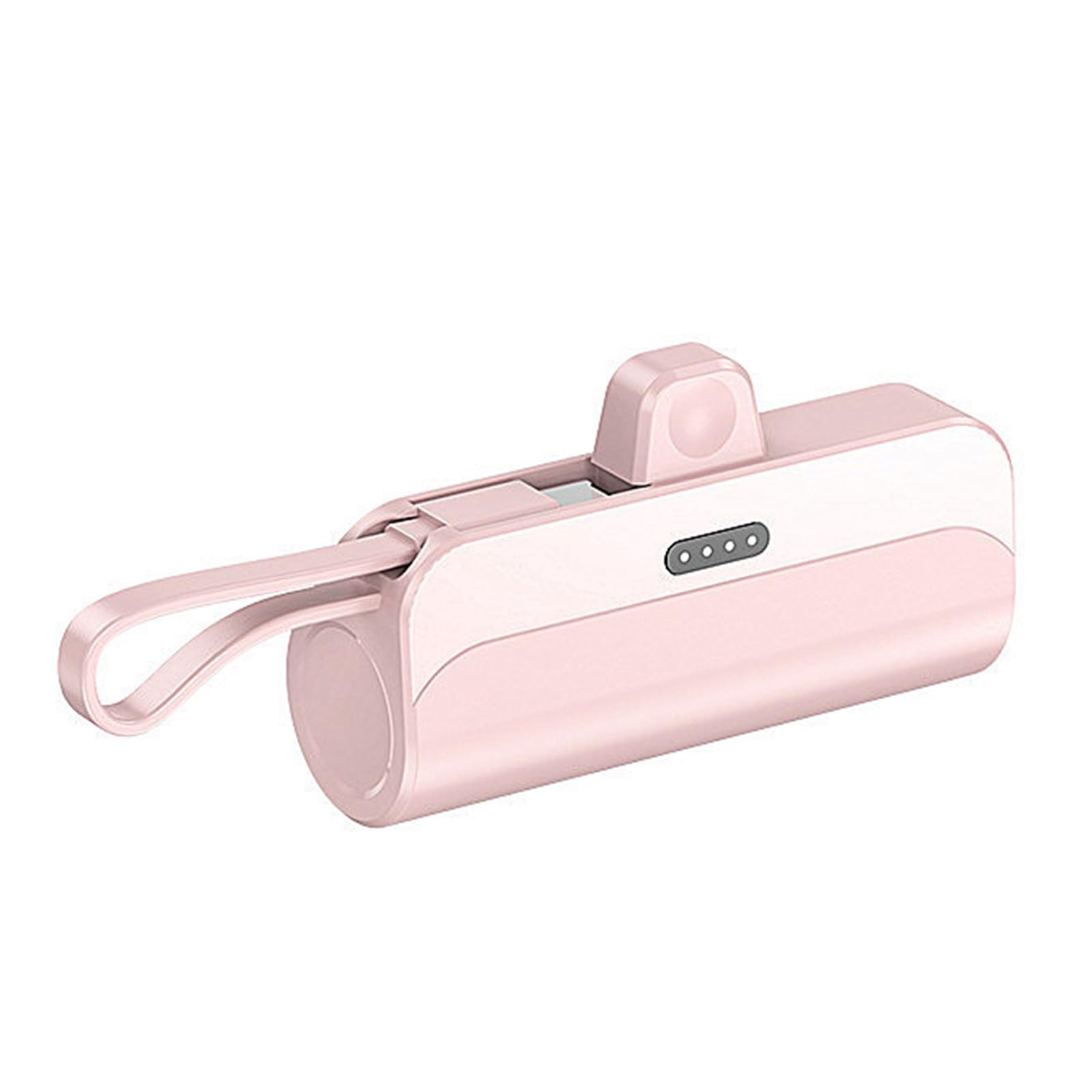 Lodoot Pink Portable Charging External Battery Mobile Batteries Case Removable Without Battery Capsule Power Bank Shell Material