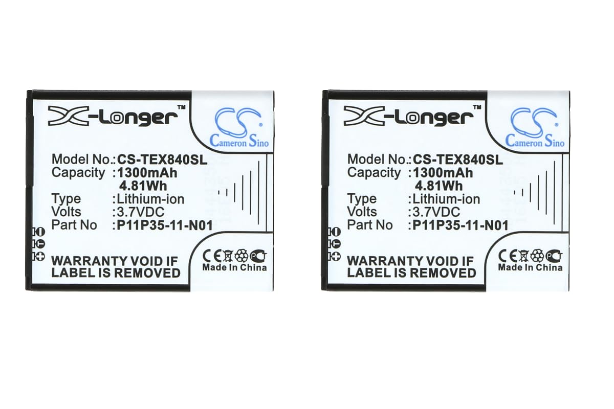(2 Pack) XSP Battery for Texas INSTRUMENTSSELECT TI-Nspire CX TI Nspire CX TI Nspire CX CAS Graphing TI-84 CE TI-84 Plus CE TI-Nspire CX CAS PN 3.7L12005SPA P11P35-11-N01
