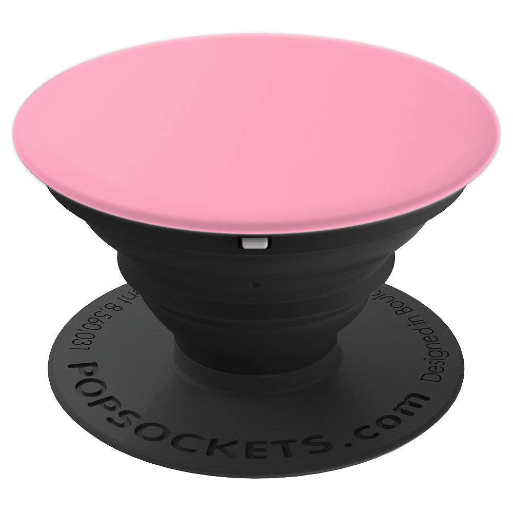 PopSockets PopGrip Elettrico Alba – Trasparente Rosa Neon – Universale, Aperto Mai Usato