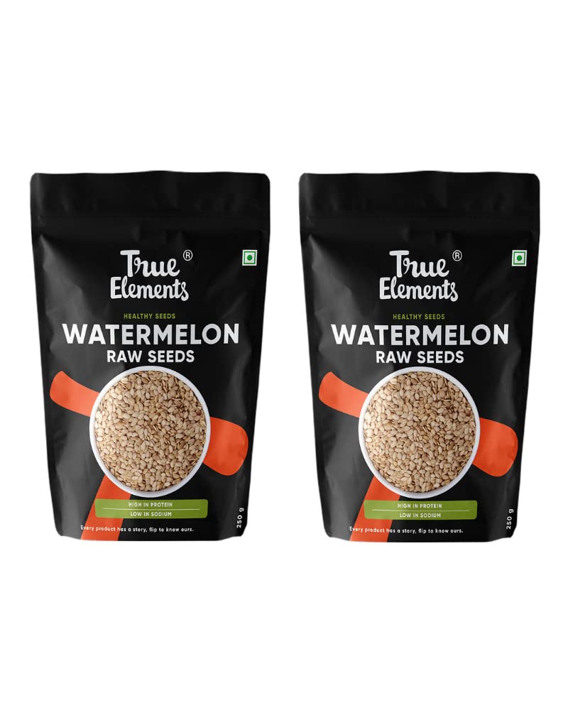 True Elements Raw Watermelon Seeds, 250g, (Pack of 2)