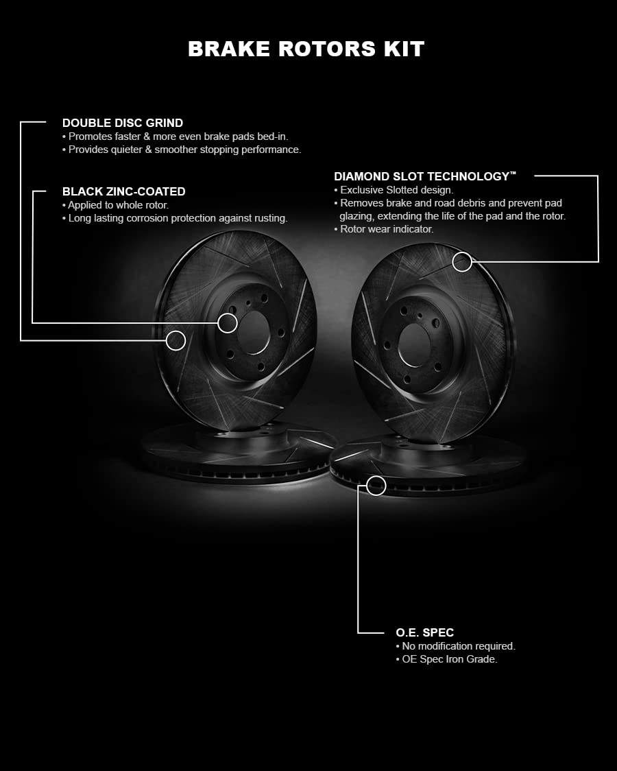 R1 Concepts Front And Rear Brakes And Rotors| Front And Rear Optimum