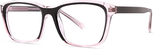 Pro Acme Lentes de bloqueo de luz azul para mujeres y hombres, lentes transparentes con marco cuadrado clásico para computadora