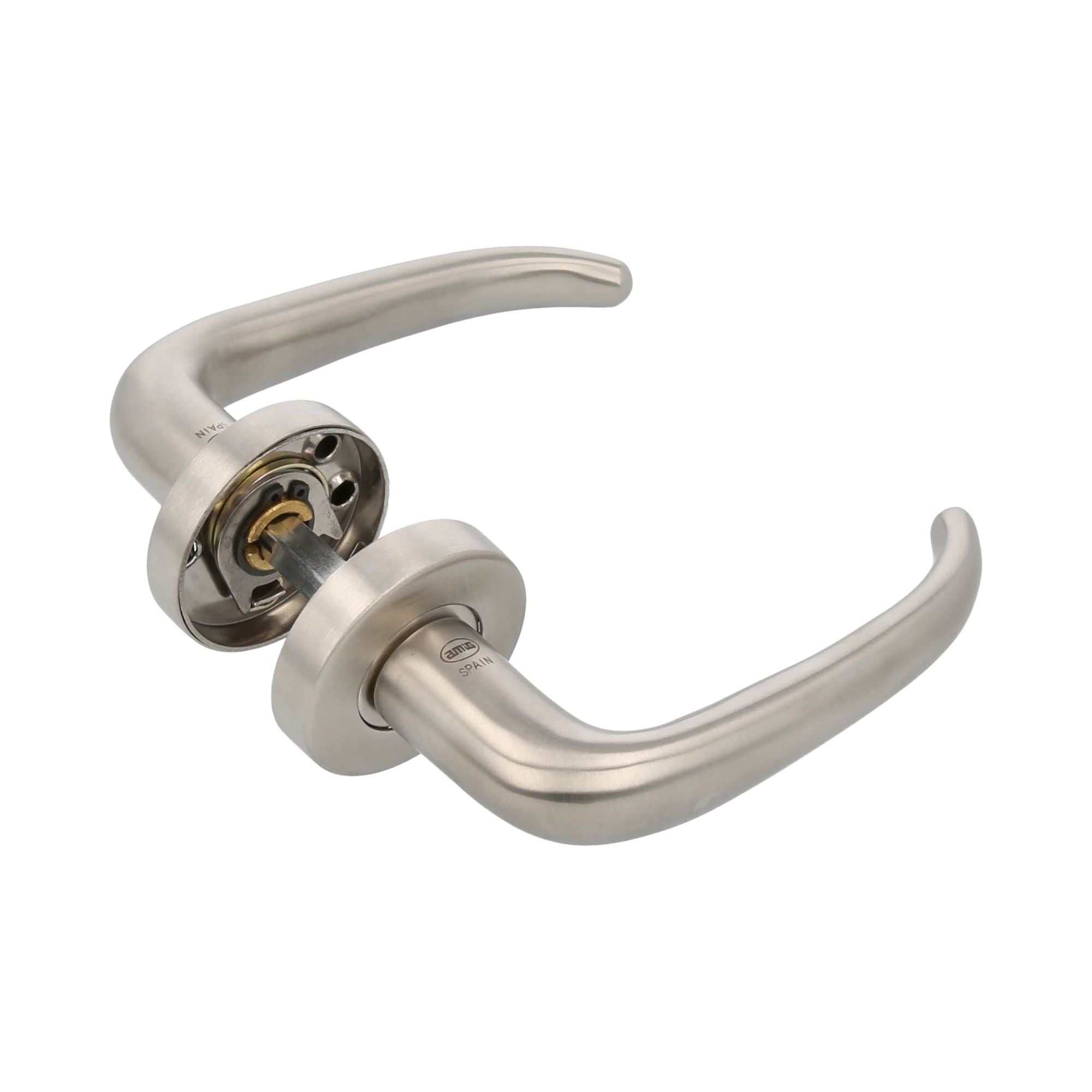 Bocchette Per Serrature Europrofilo AMIG - Acciaio Inox Opaco, 2 Pezzi, 52x52mm - Foto 8