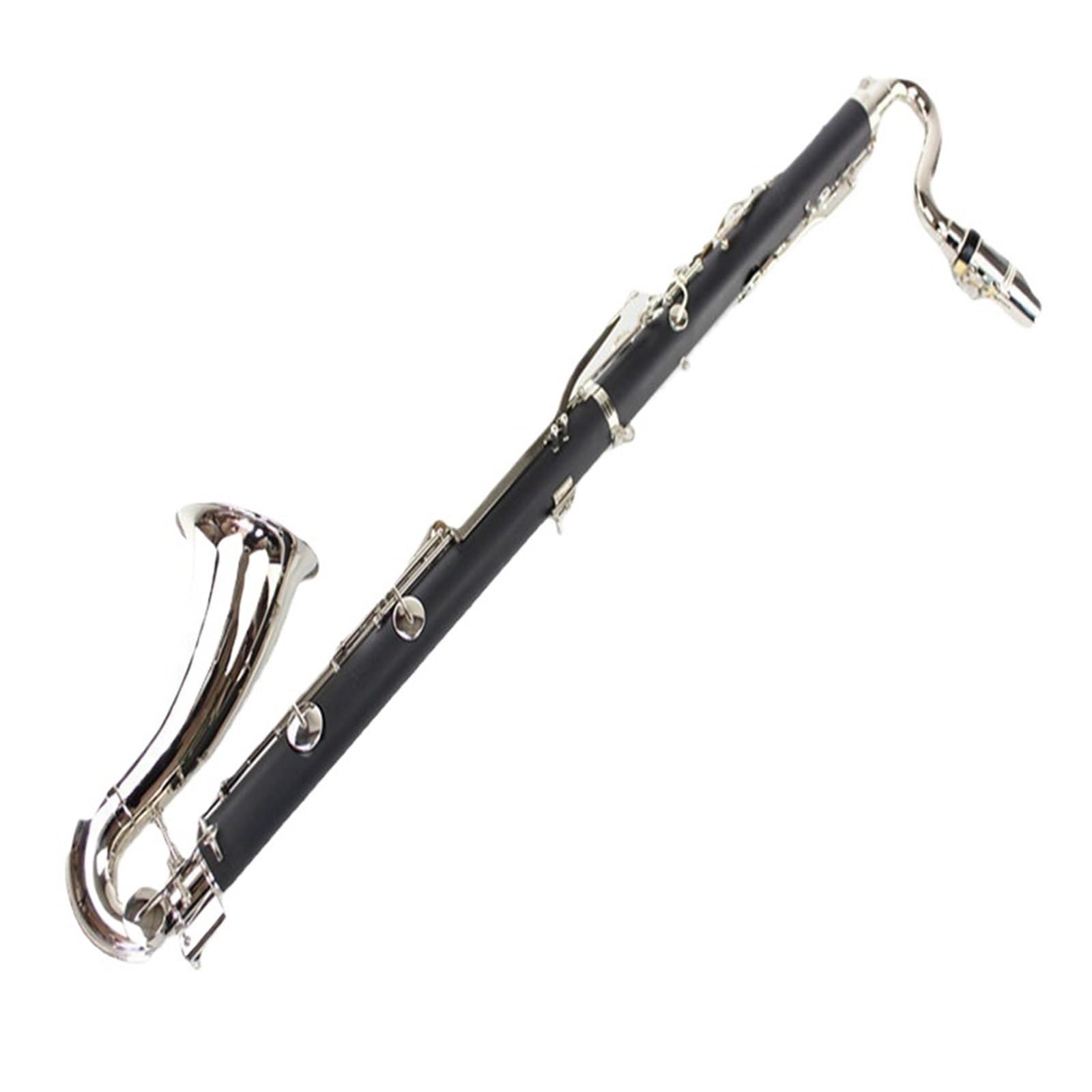 Clarinette Basse En Si Bémol En Bakélite Plaquée Argent Clarinette Standard
