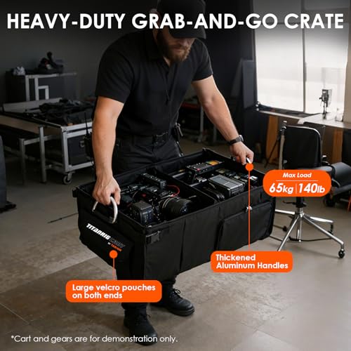 Image of TARION Video Production Cart Accessories Foldable Box Titanrig Organizer