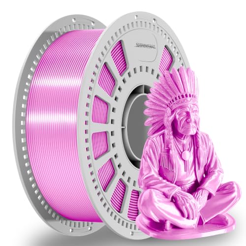 Image of Pink Silk PLA Filament 1.75mm + /-0.03mm Metallic 3D Printer 1kg
