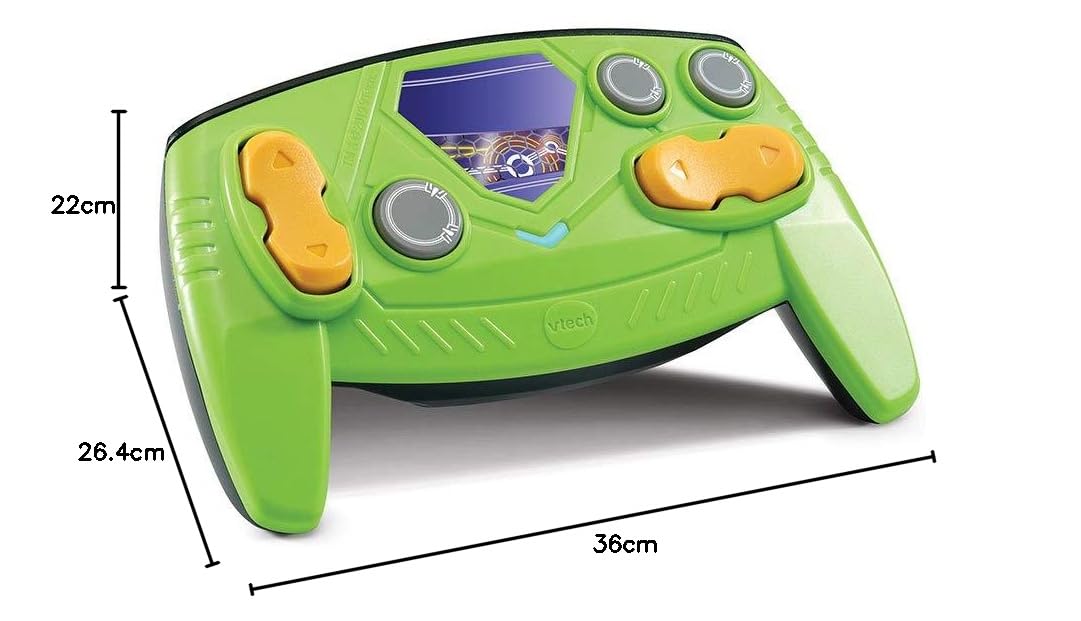 VTech - Switch & Go Dinos, Maxi Dinozaur Zdalnie sterowany Dźwięk Furio, mega T-Rex robot sterowany radiowo, zabawka 2 w 1 możliwość przekształcenia w 1 kliknięcia, prezent dla dzieci od 4 lat -