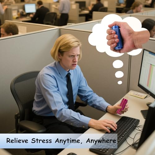 Image of Little Ouchies Pain Fidget, Portable Stim Tools for Adults, 3D Printed Fidget Toys for Anxiety and Stress Relief (Rainbow1)