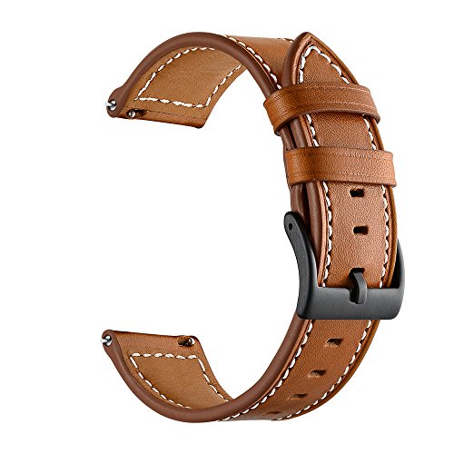 Correas de reloj de cuero de 22 mm para Galaxy Watch 46mm en la oficina