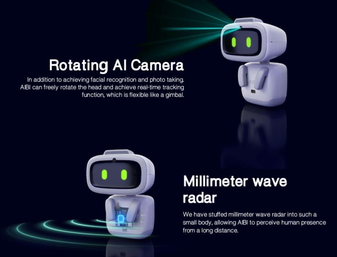 Aibiポケットペット ChatGPT搭載AIコンパニオンロボット 音声コマンド