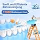 Seago Elektrische Zahnbürste Kinder Baby Zahnbürste ab 0 1 2 3 Jahr, mit LED Licht, Runder Weich Ersatzbürsten, Elektrische Zahnbürste Baby,2 Minuten Smart Timer, Wasserdicht IPX7,SG513(Blau)