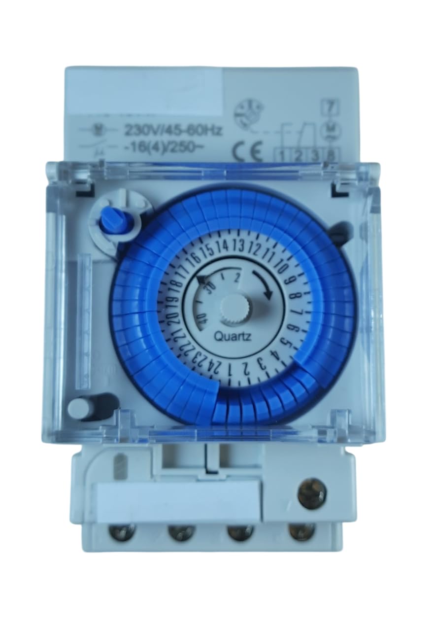 Horloge Modulaire Coffret Electrique Piscine - Programmateur Spécial Piscine - Montage sur Rail