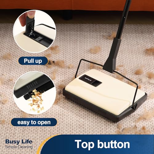 Image of Yocada Manual Carpet Sweeper Cleaner Household Sweeper 1*Extra Brush