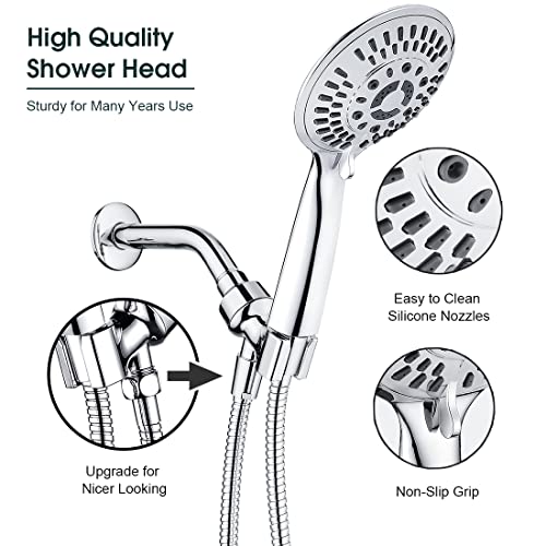 Cabezal de Ducha de Mano con 9 Ajustes BRIGHT SHOWERS miniatura 3