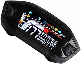 SUPVOX Medidor Tacômetro Digital Velocímetro Digital Sensor De Velocidade Da Motocicleta Velocímetros Da Motocicleta Universal Velocímetro Digital Lcd Velocímetro Digital LED Display