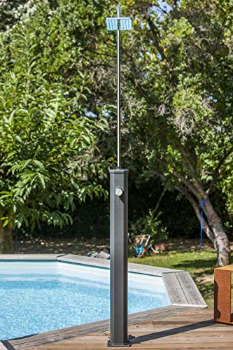 Gre SSAL18 douche op zonne-energie, aluminium met tank, 18 liter, tweedelige tuindouche - Image 6