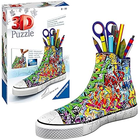 Puzzle 3D 12535 Graffiti Sneakers de Ravensburger Cover