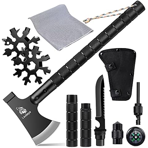 Survival Axt, Multifunktionales Axt-Set, Große Camping Axt Cover