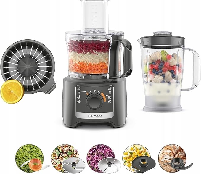 Kenwood MultiPro Compact FDP31.360GY, Robot da Cucina...