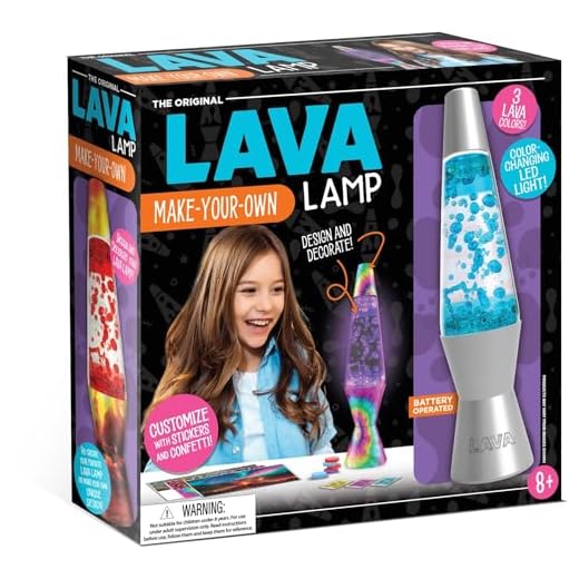 Create-Your-Own Schylling Lava Lamp Craft Kit