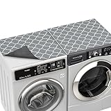 NiHome 2PCS Washer and Dryer Top Cover Mats, 23.6