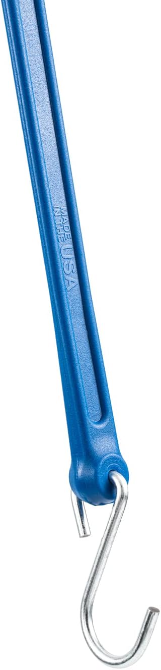 The Perfect Bungee 36" Heavy Duty Polyurethane Bungee Strap, Made in The USA, 4 Pack, Blue