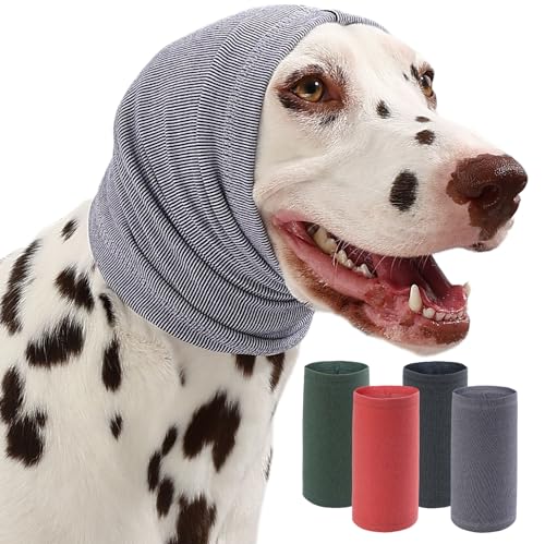 AOOLMOL Dog Ear Muffs Warp Anxiety Relief/Noise Protection - Grooming - Thunder - Fireworks