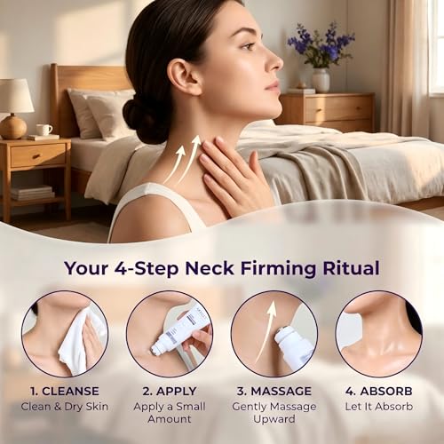Image of Magic Collagen Fullerene Neck Cream, Advanced Neck Cream with Roller, Moisturizing Anti-Wrinkle Treatment for Sagging Neck, Five Rollers Boost Absorption, Reduce Crepey Skin and Double Chin(1 PCS)