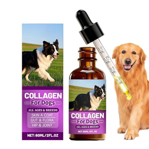 Holdes Suplemento nutricional articular para perros | 60 ml gotas para el cuidado de mascotas | Suplemento líquido para perros - Para articulaciones, caderas, digestión, cabello