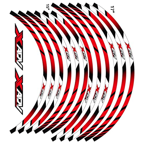 オートバイホイールステッカーストライプリムデカール防水ハブテープアクセサリーに適合するXADV X-ADV Xadv 750 350 アドベンチャー