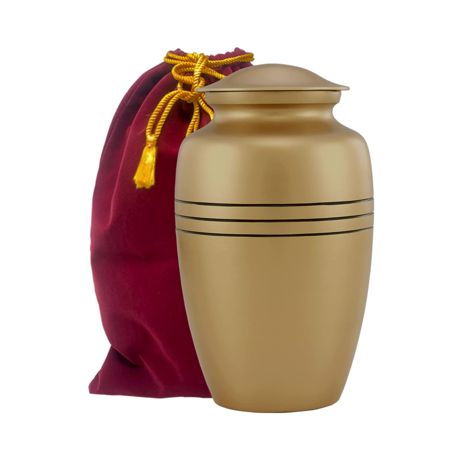 Immortal Memories Serenity Urn for Ashes - Large Jar with Velvet Bag