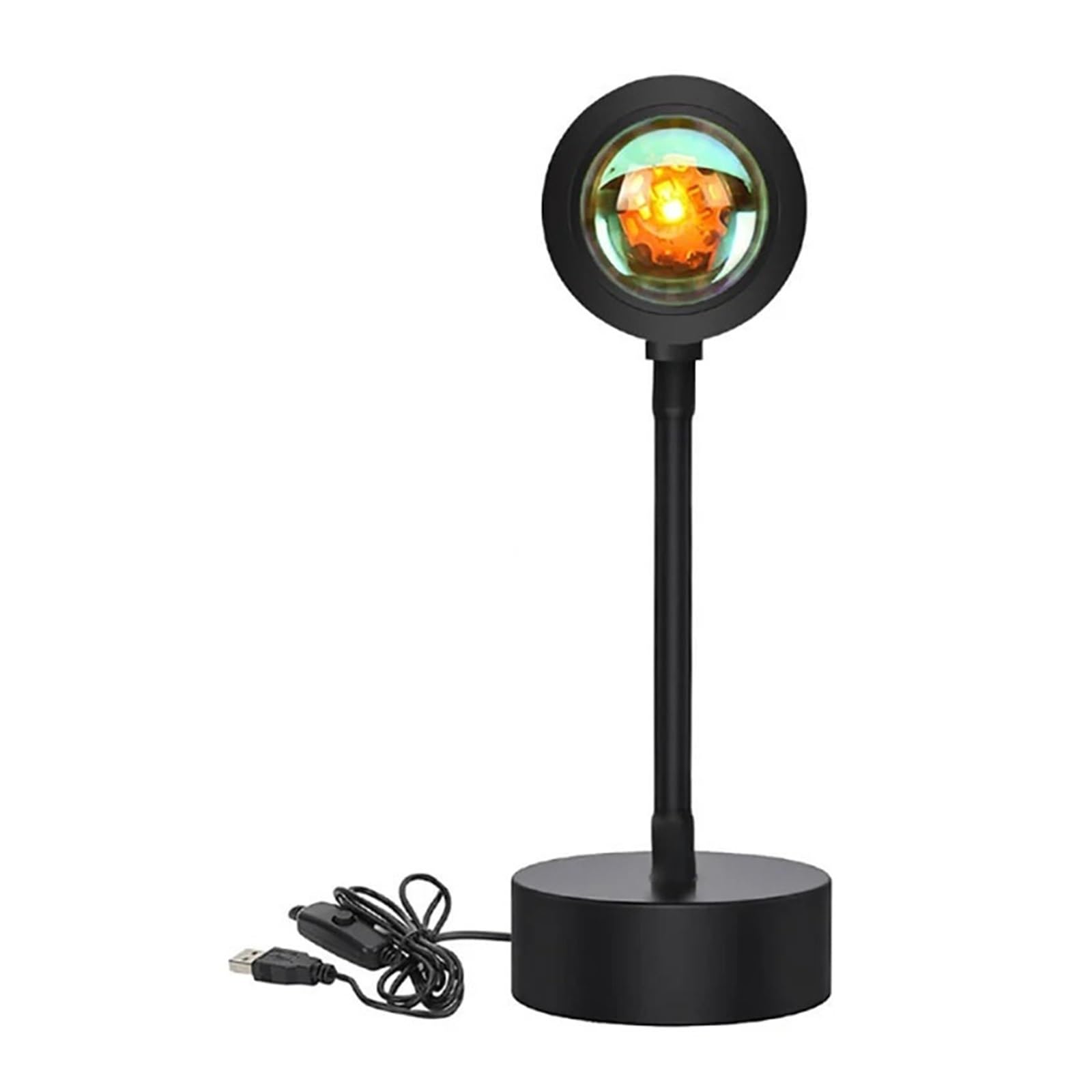 TRDEWR LED Sunset Lamp Nightlights USB Projector Birthday Party Decoration Mood Lights for Bedroom Living Room Wall Photography Create an Atmosphere(Four Kinds of Lights)
