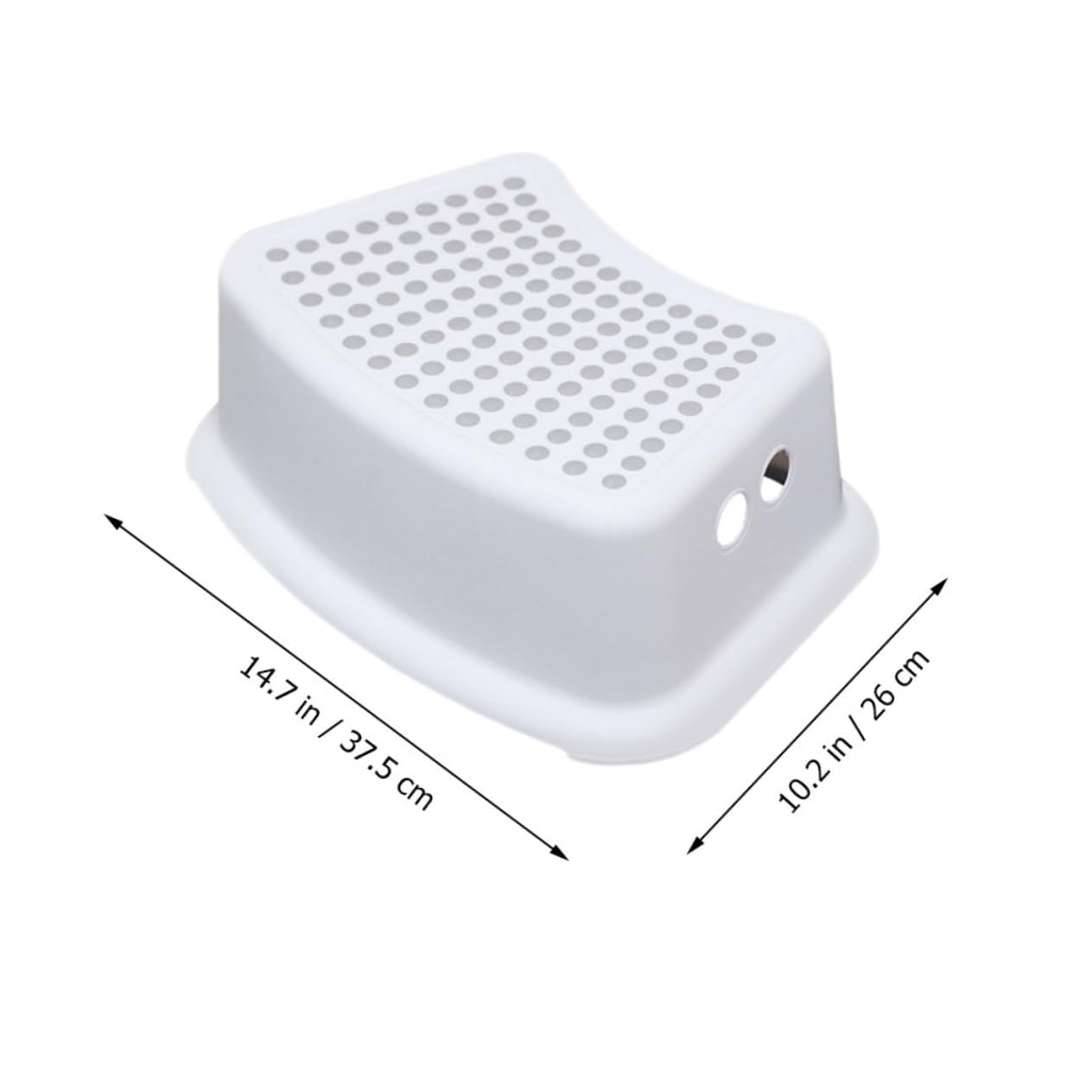 BESPORTBLE Sgabello per Piedi Antiscivolo per Ragazzo Ragazza Sgabello da Bagno Portatile in Plastica Leggero Alta Capacità di Carico per Uso in Bagno e Wc