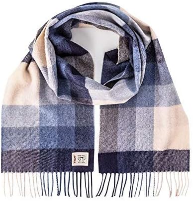 Pure Wool Scarf (Made in Ireland) Denim Design