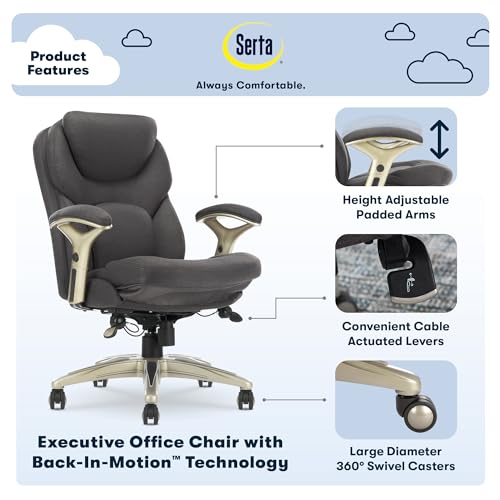 Serta Ergonomic Executive Office Chair Motion Technology