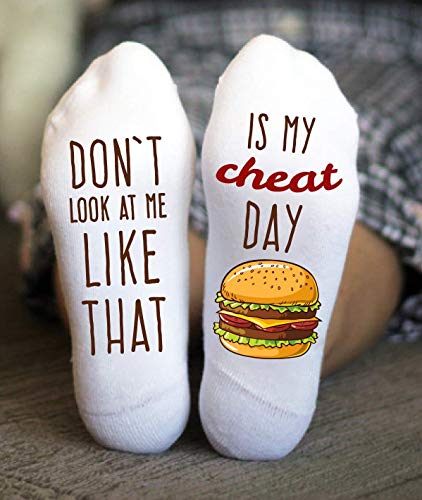 Funny Food Socks, Cheat Day Fun Gift for Men and Women3