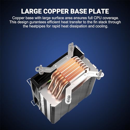 Ant Esports ICE-C612 V2 ARGB CPU Cooler| Support Intel LGA1200, LGA115X, LGA20XX, LGA1366, LGA1700 and AMD FM1, FM2, FM2+, AM2, AM2+, AM3, AM3+,... - Image 6