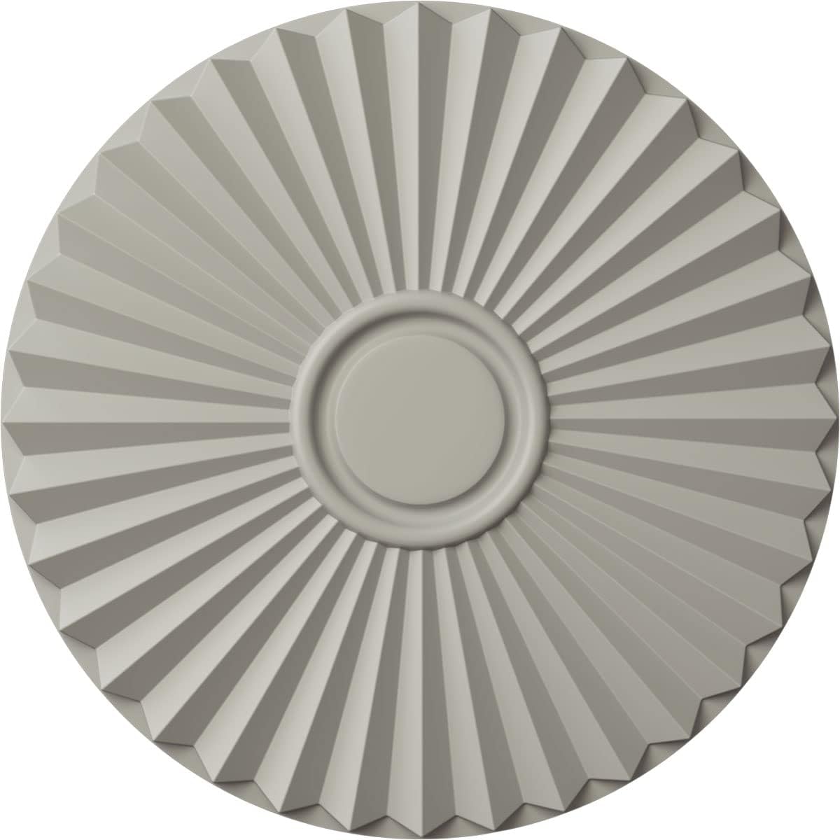 Ekena Millwork CM20SHPCF Shakuras Ceiling Medallion, Pot of Cream