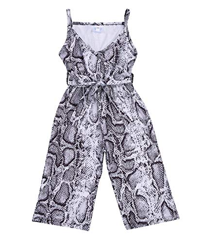 Emmababy Toddler Kids Baby Girl Playsuit Overalls Romper Jumpsuit Snakeskin Print V Neck Casual Summer Outfit Clothes (Black, 2-3 Years) Emmababy Toddler Kids Baby Girl Playsuit Overalls Romper Jumpsuit Snakeskin Print V Neck Casual Summer Outfit Clothes (Black, 2-3 Years)
