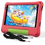 Kids Tablet 8 Inch Android 15, Octa-Core 12GB RAM + 64GB ROM, Toddler Tablet with WiFi 6, Parental Control, Pre-Installed Kids Space, EVA Case, Anti-Glare Screen Protector, Adjustable Strap