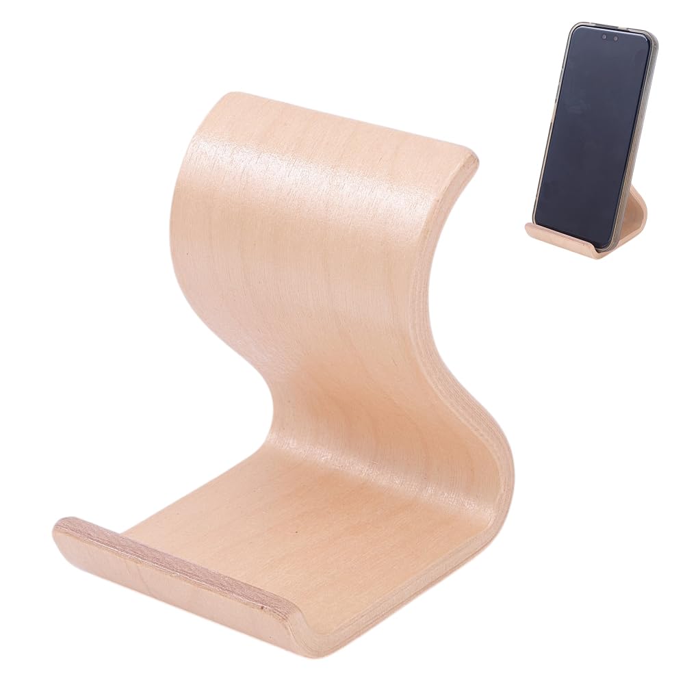 Support pour smartphone bois accessoires de plan de travail table