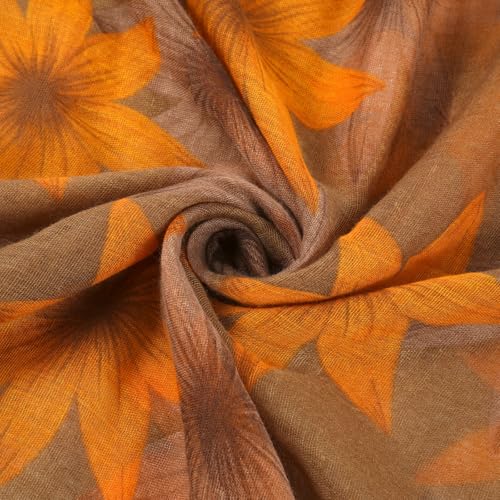 E-Clover Fall Scarf for Women Lightweight Autumn Scarves Fashion Shawl Wraps Travel Scarf4