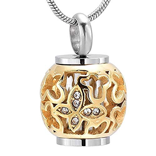 Preisvergleich Produktbild Feuerbestattung Schmuck Urne Anhänger Urne Halskette Laterne Feuerbestattung