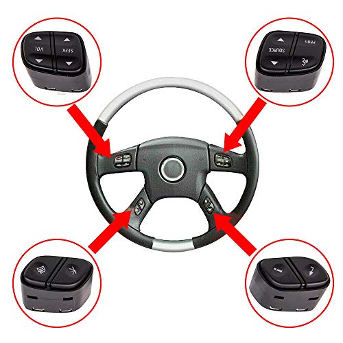 image for Parts Port Steering Wheel Control Switches (Set of 4) Fits for 2003-20