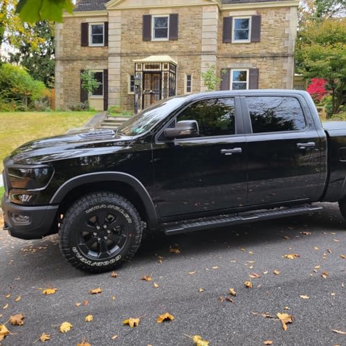 COMNOVA 6 Inches Running Boards& Steps Step Bars Compatible with 2019-2025 Chevy Silverado 1500, 2020-2025 Silverado/Sierra 2500HD 3500HD Crew Cab, A Pair Running Boards for Silverado Crew cab.