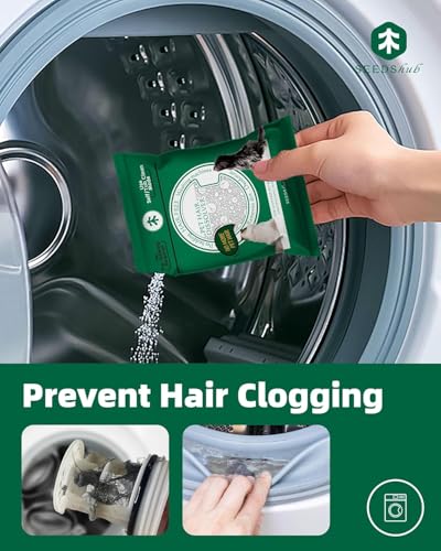 Image of Pet Hair Dissolver for Washing Machine - Dog & Cat Hair Remover, 96.7% Hair Dissolution, Stain /Hair Remover for Laundry, Up to 6 Months of Use, HE /Top /Front-Load Compatible, Septic Safe