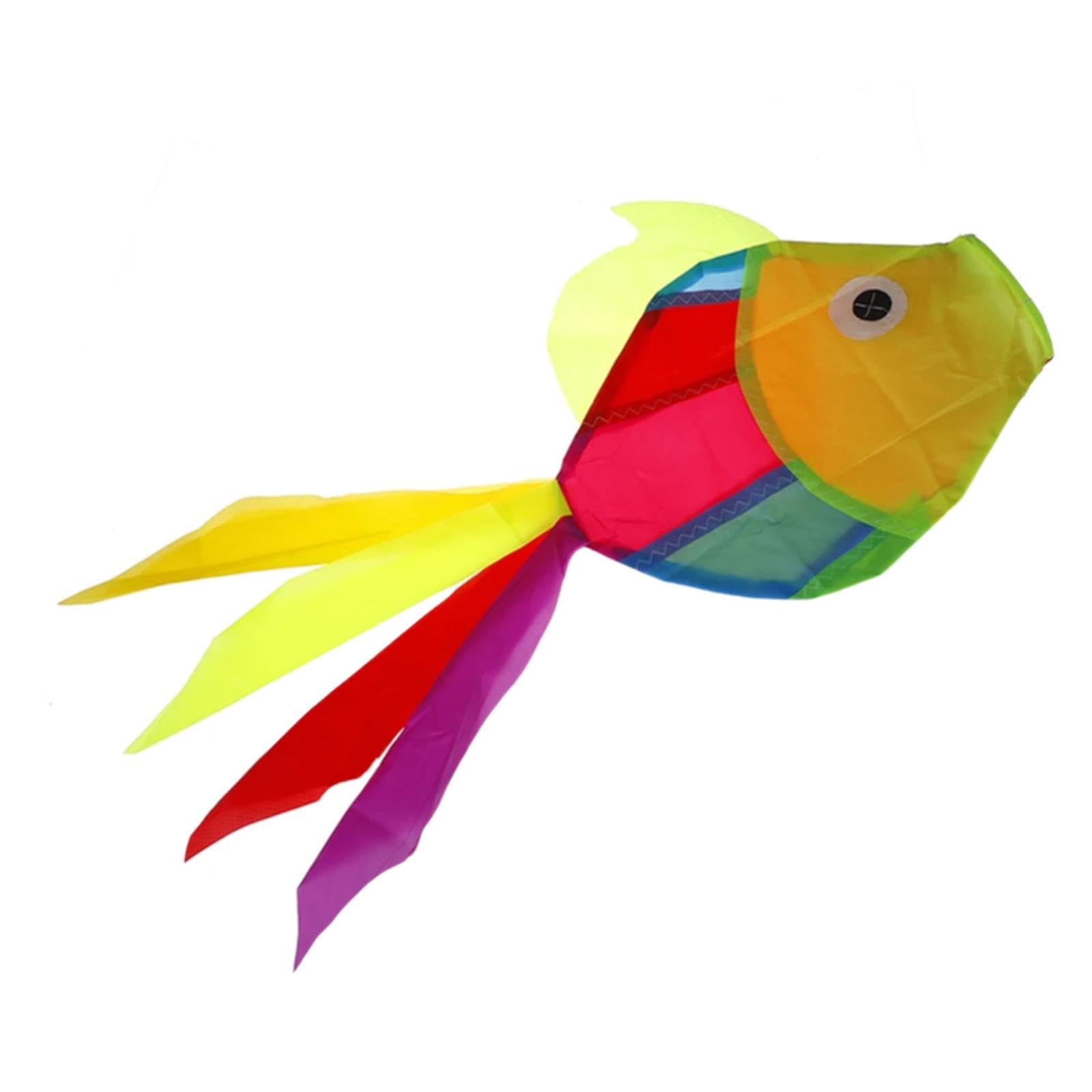 ATORSE Fish Windsock Lightweight Ornament Fish Kite Windsock for Garden Gazebo Yard-image-18