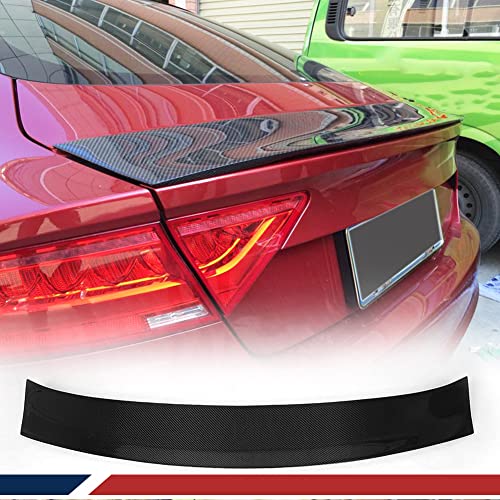 Carbon Fiber Trunk Spoiler for Audi A7 S7 S-Line RS7 2011-2018 Custom Parts Rear Trunk Lip Spoiler Rear Wing Spoiler Lip Body Kits Factory Outlet