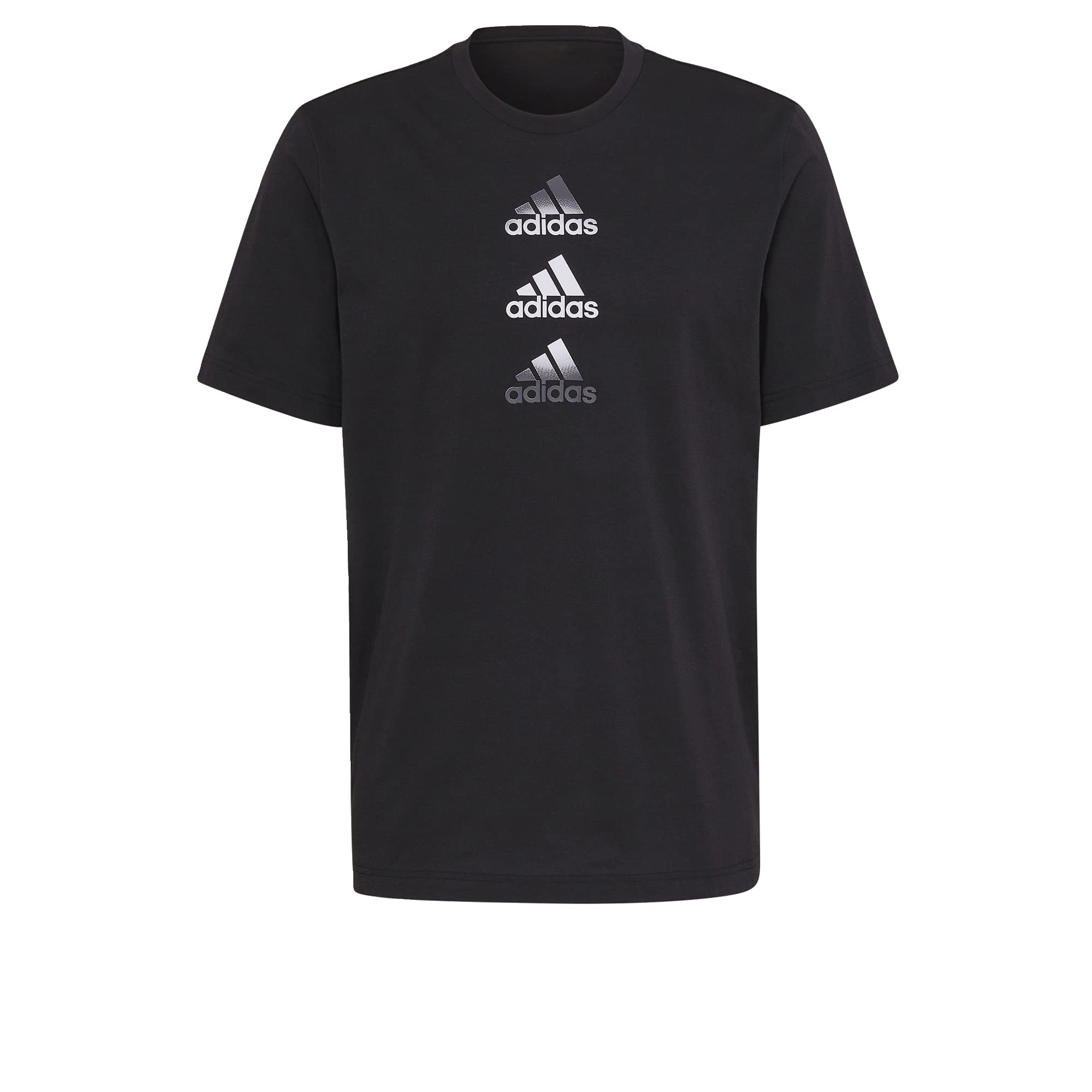 adidas Męska koszulka z logo 2 Move, Czarny, M