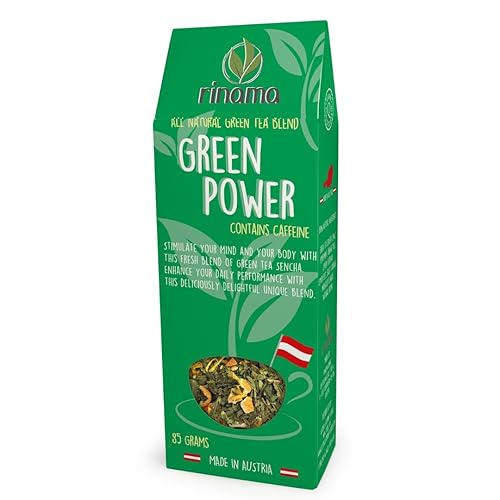 Rinama, Té austriaco de hojas sueltas, 100% natural, té verde